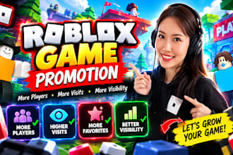 promote roblox game, group, roblox promotion, roblox advertising, roblox grow