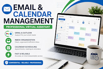 manage your email inbox and calendar professionally