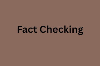 do expert fact checking for research and businesses