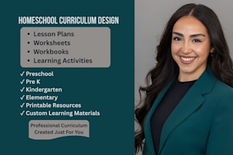 create custom homeschool curriculum lesson plans worksheets and workbooks