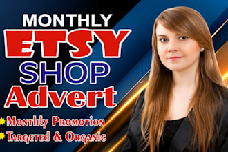 grow etsy shop, etsy promotion, etsy marketing for 30  days