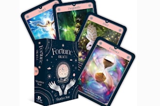 design oracle decks, tarot, guidebook, box and spiritual artwork