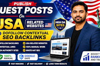 publish guest posts on real USA blogs with contextual dofollow backlinks
