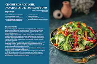 do your menu design or recipes little book