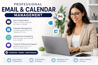 professionally manage your email inbox and calendar