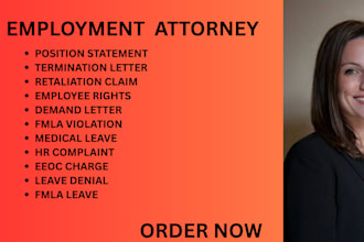 be your employment lawyer for fmla violations, retaliation, and eeoc matters