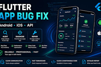 audit fix and complete your flutter app