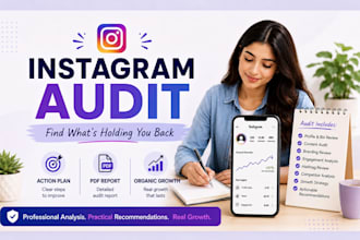 audit your instagram profile and provide a custom growth strategy