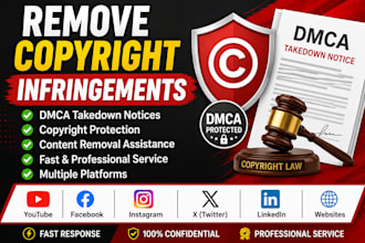 remove copyright content from all platforms