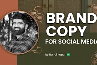 write engaging, consistent, and on brand social media copy