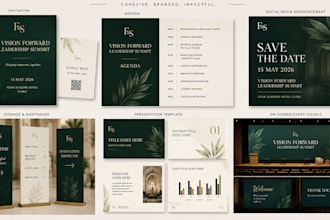 create branded communications and powerpoint templates