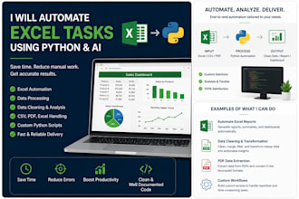 automate excel tasks using python and ai