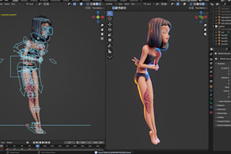 create, rig, 3d avatar for iclone 8, cc4, cc5, reallusion, c4d, maya, bone, ue5