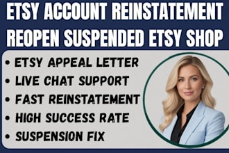 reinstate your suspended etsy shop etsy account reinstatement reopen etsy store