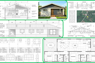 city permit blueprints architect for floor plan, adu, garage, deck, patio, shed