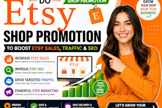 do etsy shop promotion to boost etsy sales traffic seo
