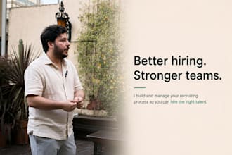 build and manage your end to end recruiting process