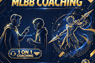 coach you to reach mythic glory in mobile legends and become a pro player