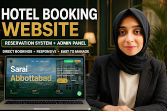 build a hotel booking website with reservation system and admin panel