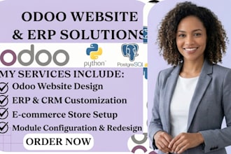 design odoo website, setup odoo erp crm configuration odoo ecommerce store setup