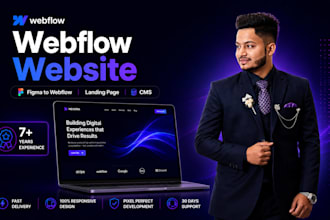 convert figma to webflow, build webflow website and webflow landing page