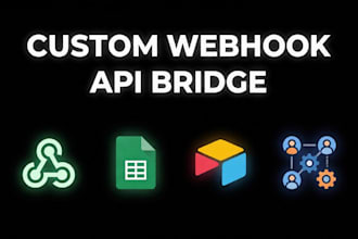 build custom webhook API and data pipelines for stripe airtable sheets