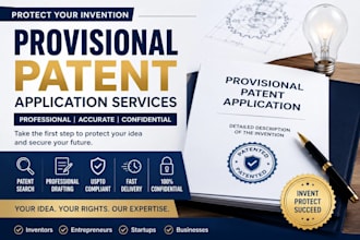 search, draft and file provisional patent application