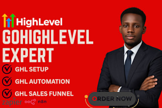 build ghl sales funnel, automation and ghl setup