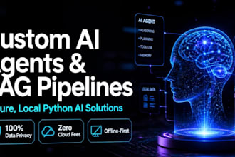 build custom ai agent and local rag pipeline in python