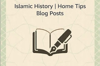 write professional urdu articles on islamic history and home tips
