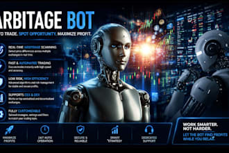 build crypto arbitrage bot, dex arbitrage bot, triangular arbitrage bot