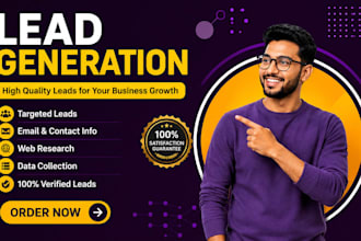 do targeted b2b lead genaration, verified email list building