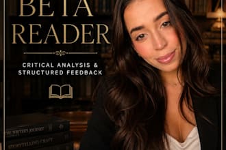 provide beta reading feedback on your manuscript