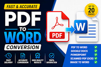 convert PDF to word, excel, powerpoint, google docs