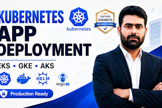 deploy kubernetes on AWS eks, aks, and gke
