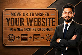 move or transfer your website to a new hosting or domain