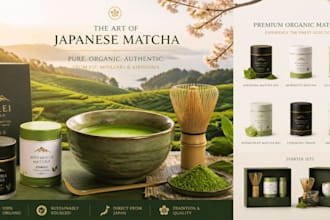 create a modern advertisement design for your brand