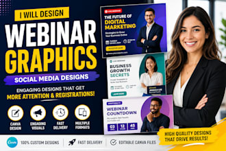 design engaging webinar social media graphics for your business