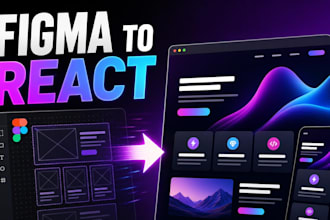 convert figma to a responsive react website