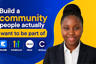 setup circle so ghl kajabi skool online community, growth and monetization