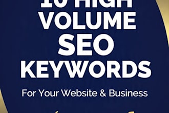 do SEO keyword research and on page optimization