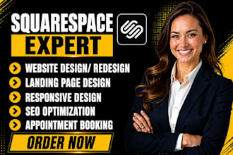 build squarespace website design and redesign squarespace website development