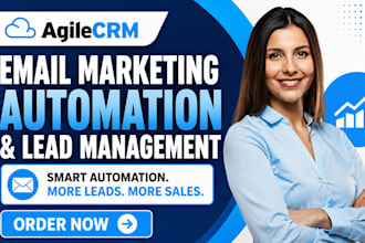 configure agile CRM email marketing, automation and lead management setup