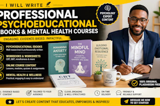 professional psychoeducational ebooks wellness guides mental health courses
