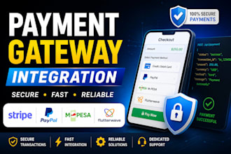 integrate stripe paypal mpesa payment gateway