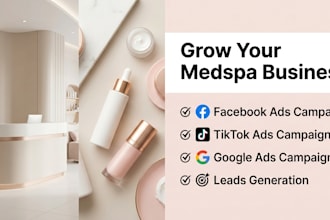 medspa ads for 500 medspa leads facebook ads google ads tiktok ads