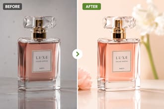 edit and retouch your product image