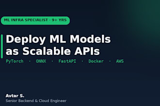 deploy your machine learning model as a scalable API