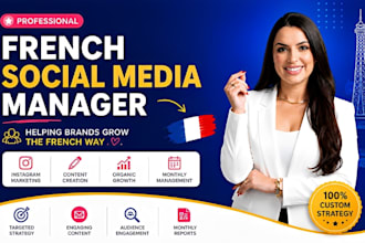 be your french social media manager for instagram marketing