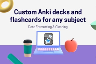 design custom anki decks and flashcards for any subject